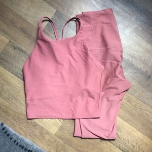 Old Navy Active Powersoft Set Long line sports bra + high rise leggings
